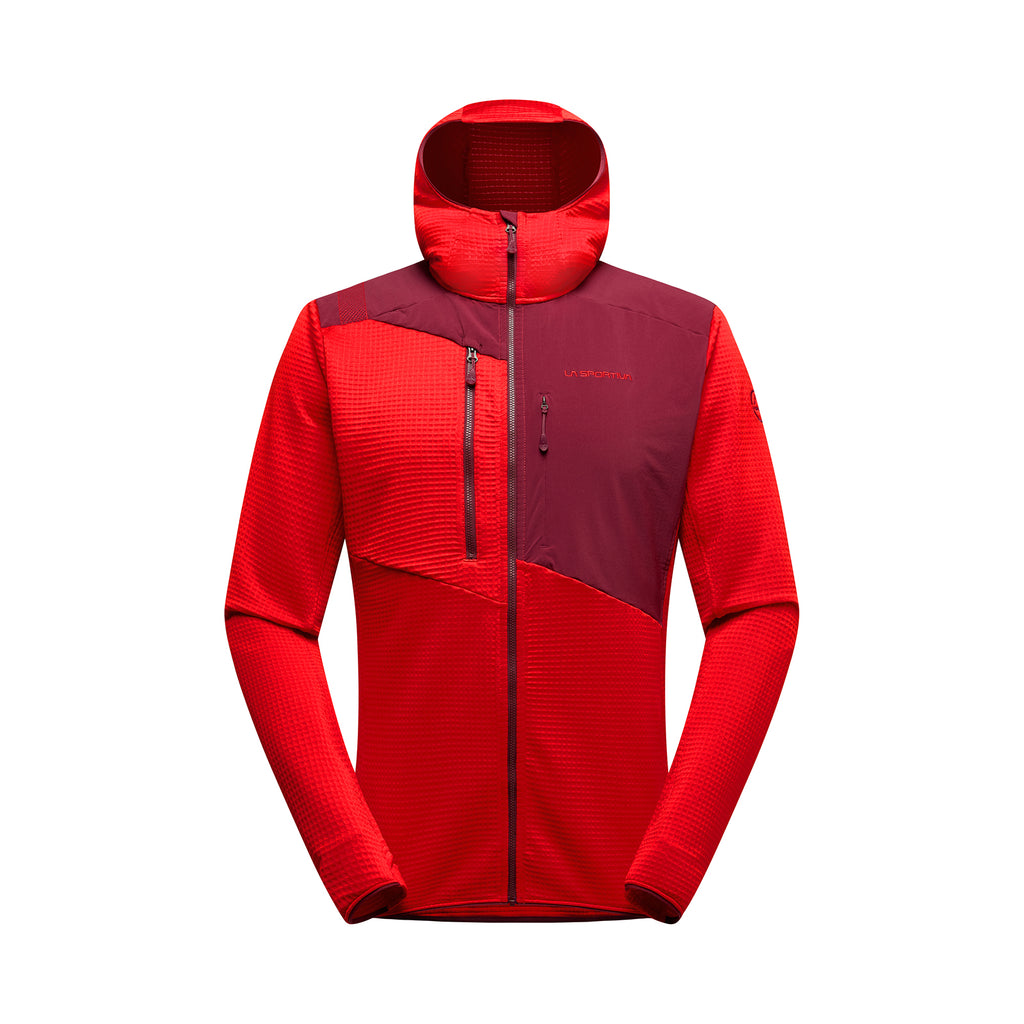 Lucendro Thermal Hoody Men's Mountain Red/Redwood Alt View #3
