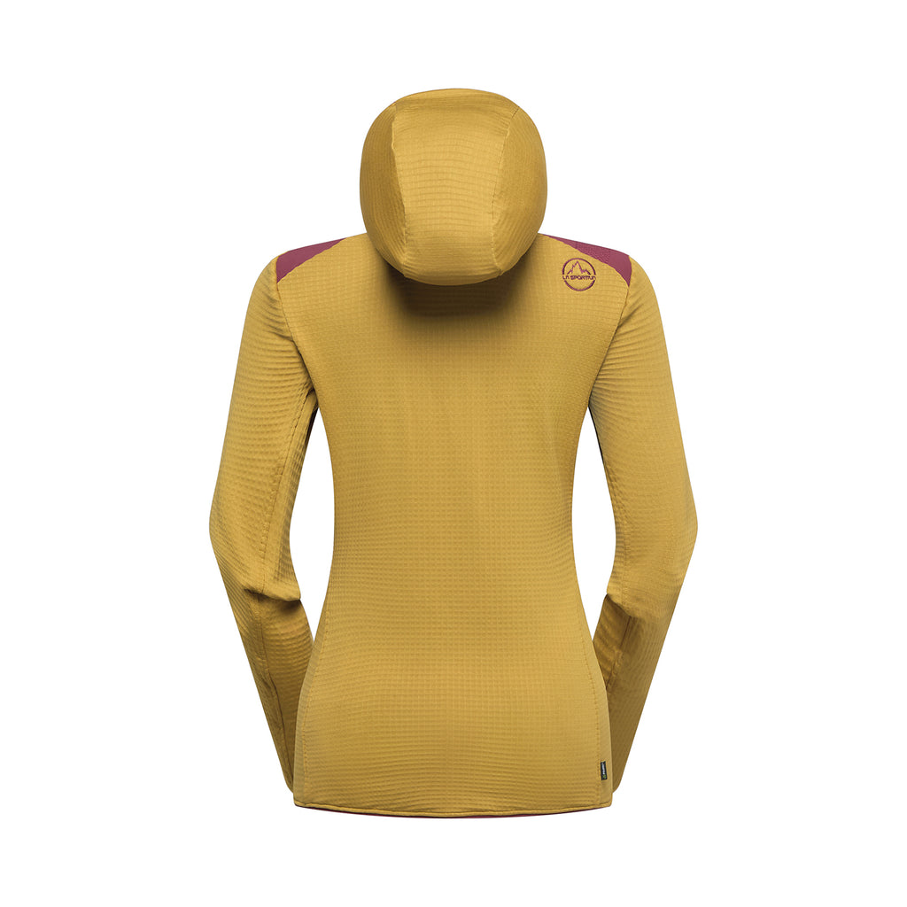 Sweat à capuche thermique Lucendro pour femmes Savana/Redwood Alt View #4

