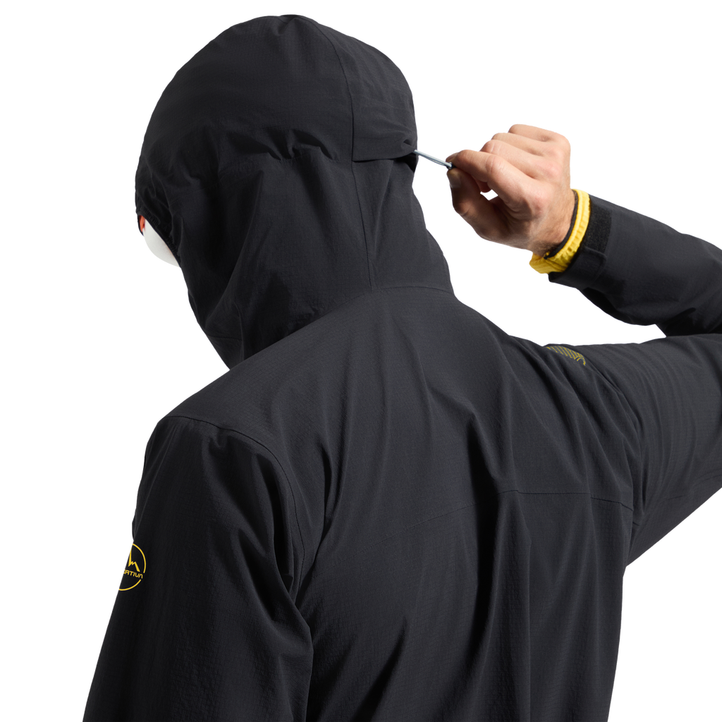 Veste Helixir Shell pour homme Black/Chalk Alt View #5
