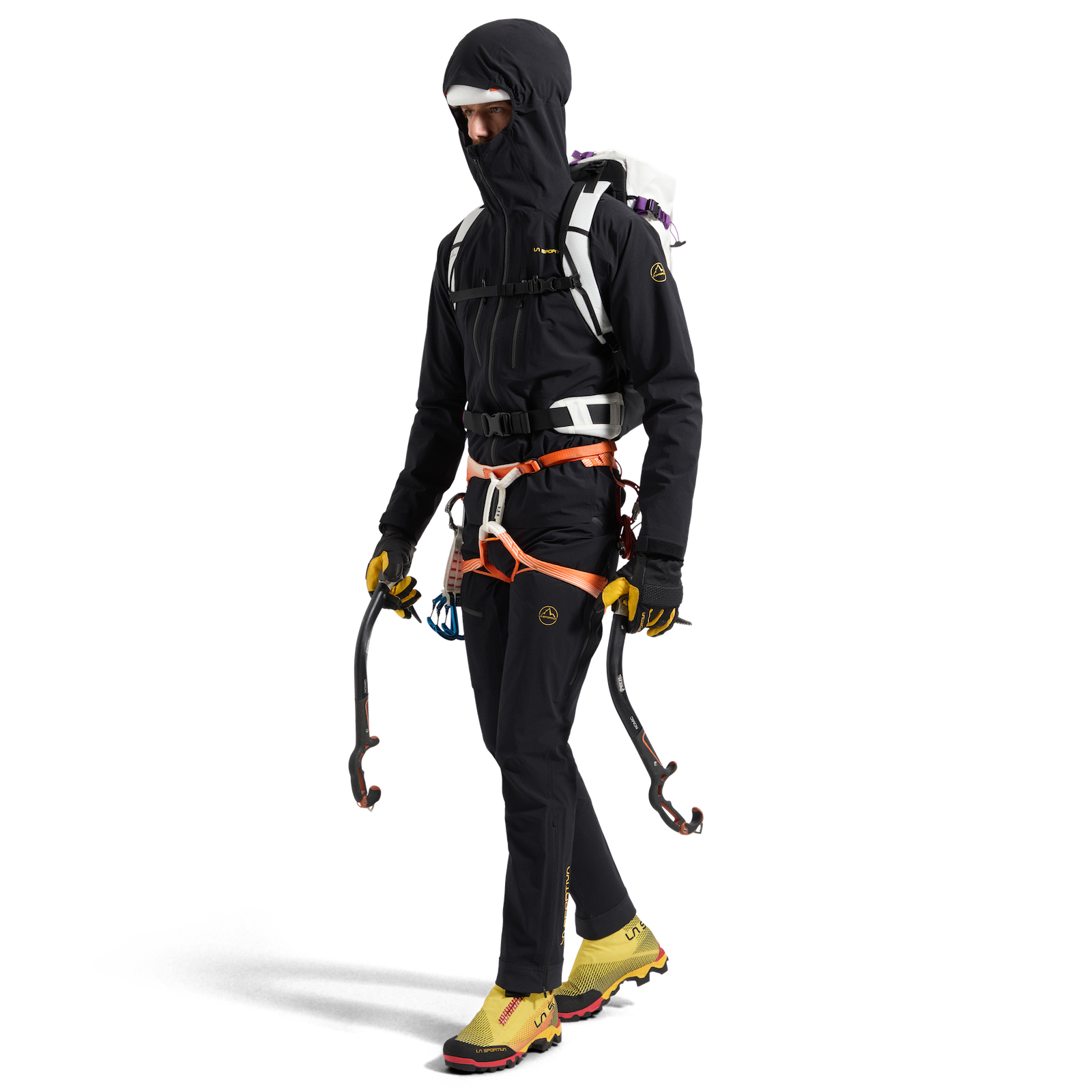 Helixir 3L Shell Pants Men's Black/Yellow Alt View #11
