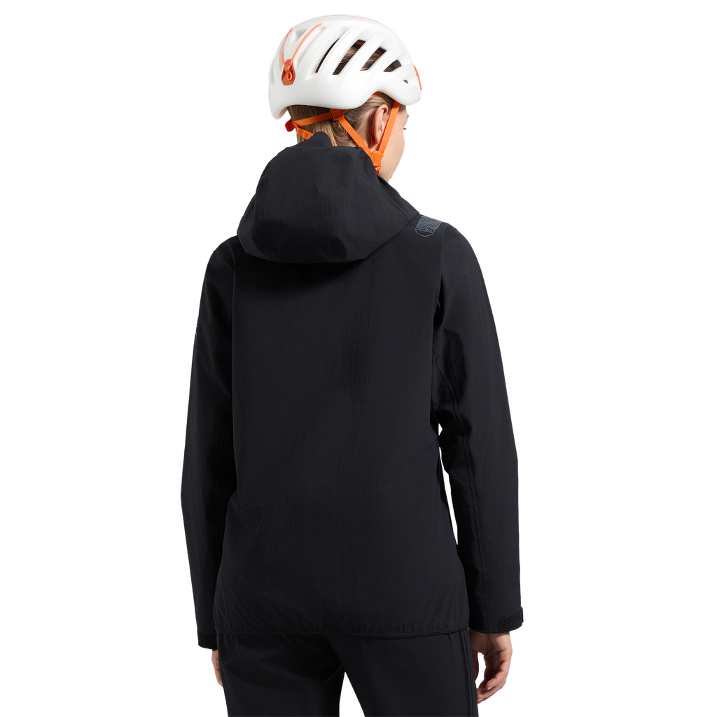 Helixir Shell Jacket Women's Black/Chalk Alt View #7
