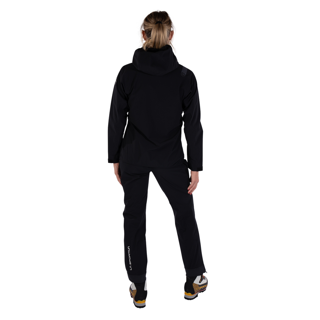 Helixir Shell Jacket Women's Black/Chalk Alt View #3
