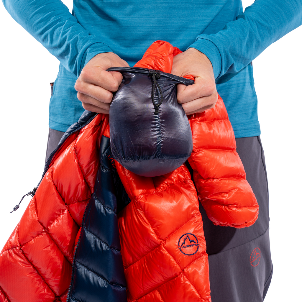 Lumina 200 Down Jacket Men's Night Sky/Mountain Red Alt View #5
