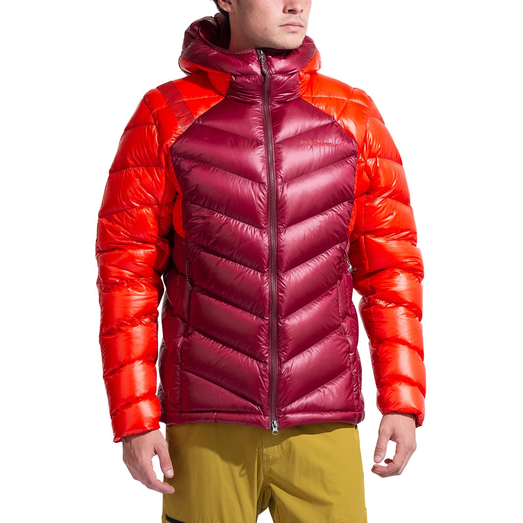 Lumina 300 Down Jacket Men's Redwood/Mountain Red Alt View #1
