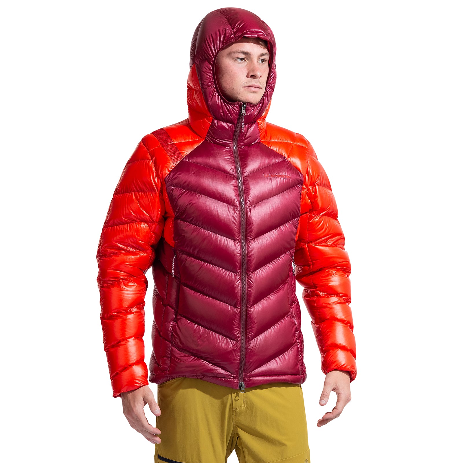 Lumina 300 Down Jacket Men's Redwood/Mountain Red Alt View #4
