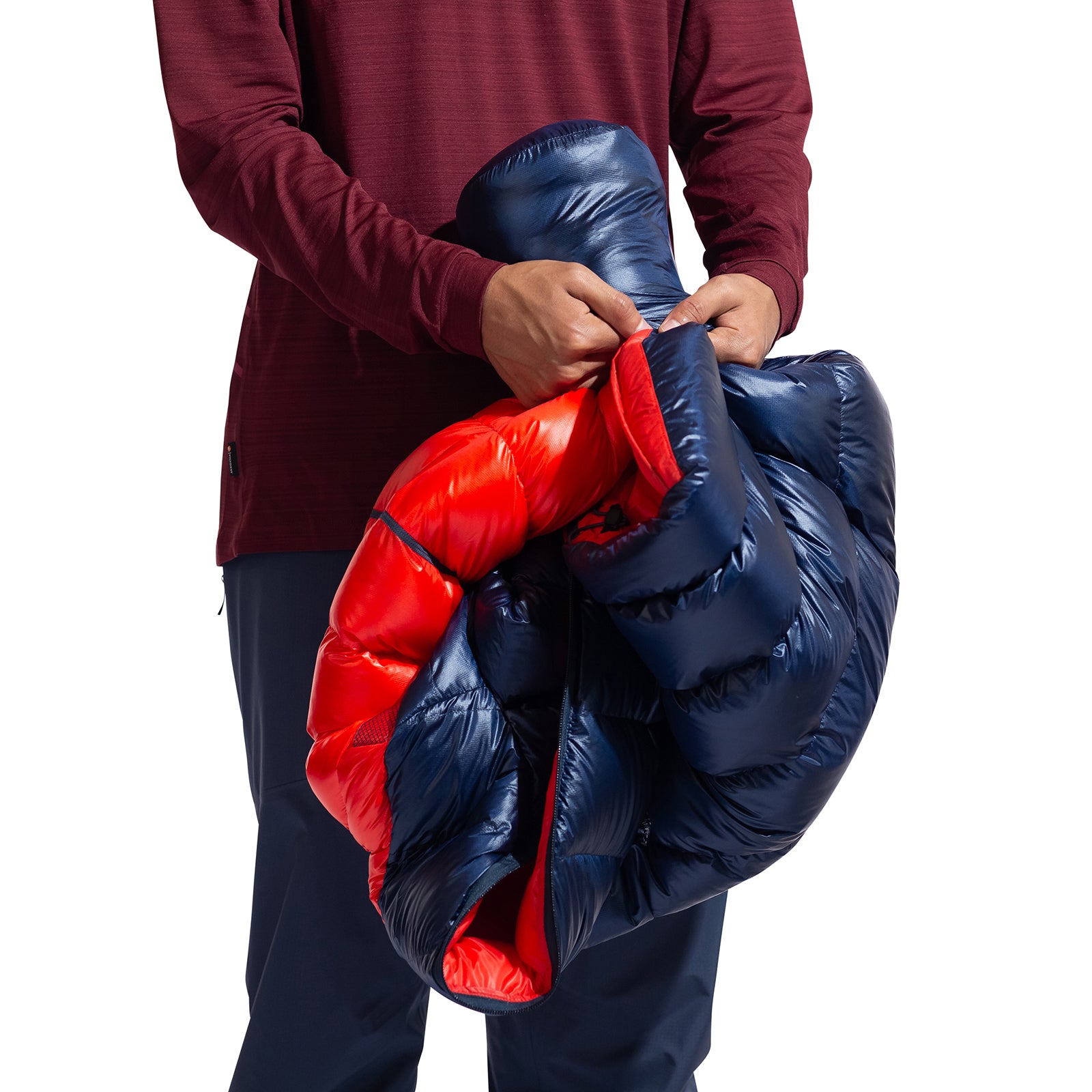 Supercouloir Down Parka Men's Night Sky/Mountain Red Alt View #4
