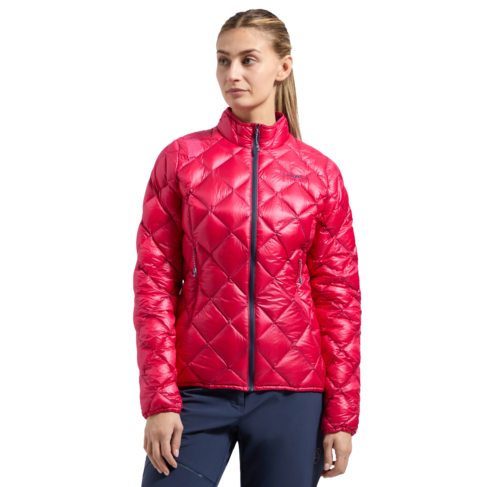 Lumina 100 Down Jacket Women's Azalea/Night Sky Alt View #3

