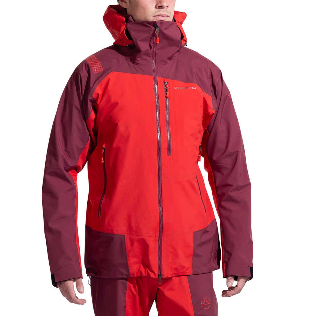 Alpine Guide GTX Performance Jacket Men's Mountain Red/Redwood Alt View #1
