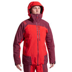 Alpine Guide GTX Performance Jacket Men's Mountain Red/Redwood Alt View #3