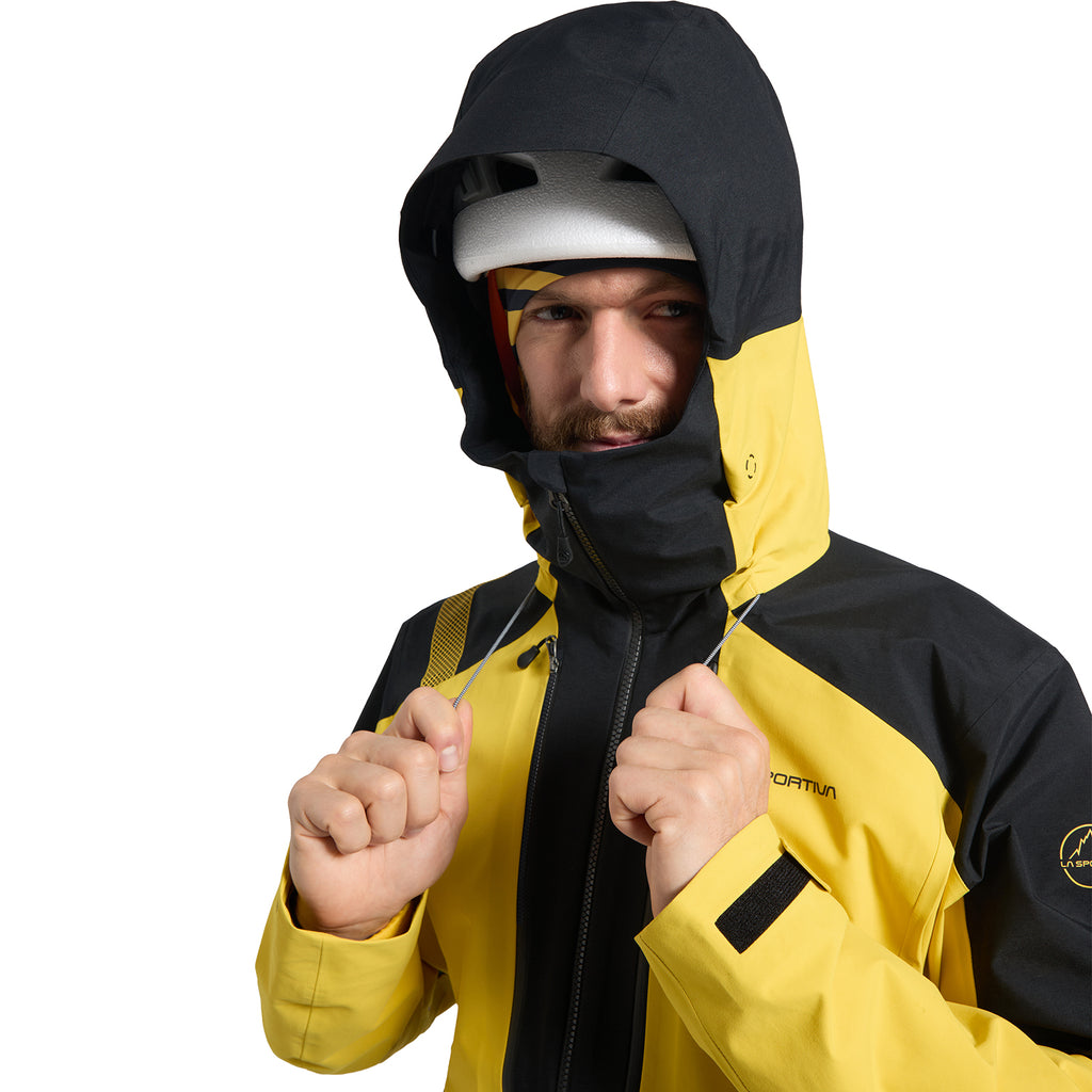 Supercouloir GTX Pro Jacket Men's Black/Yellow Alt View #7
