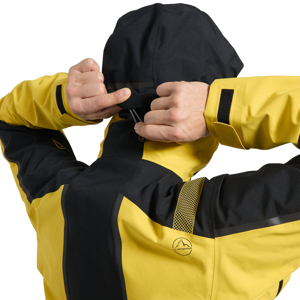 Supercouloir GTX Pro Jacket Men's Black/Yellow Alt View #8
