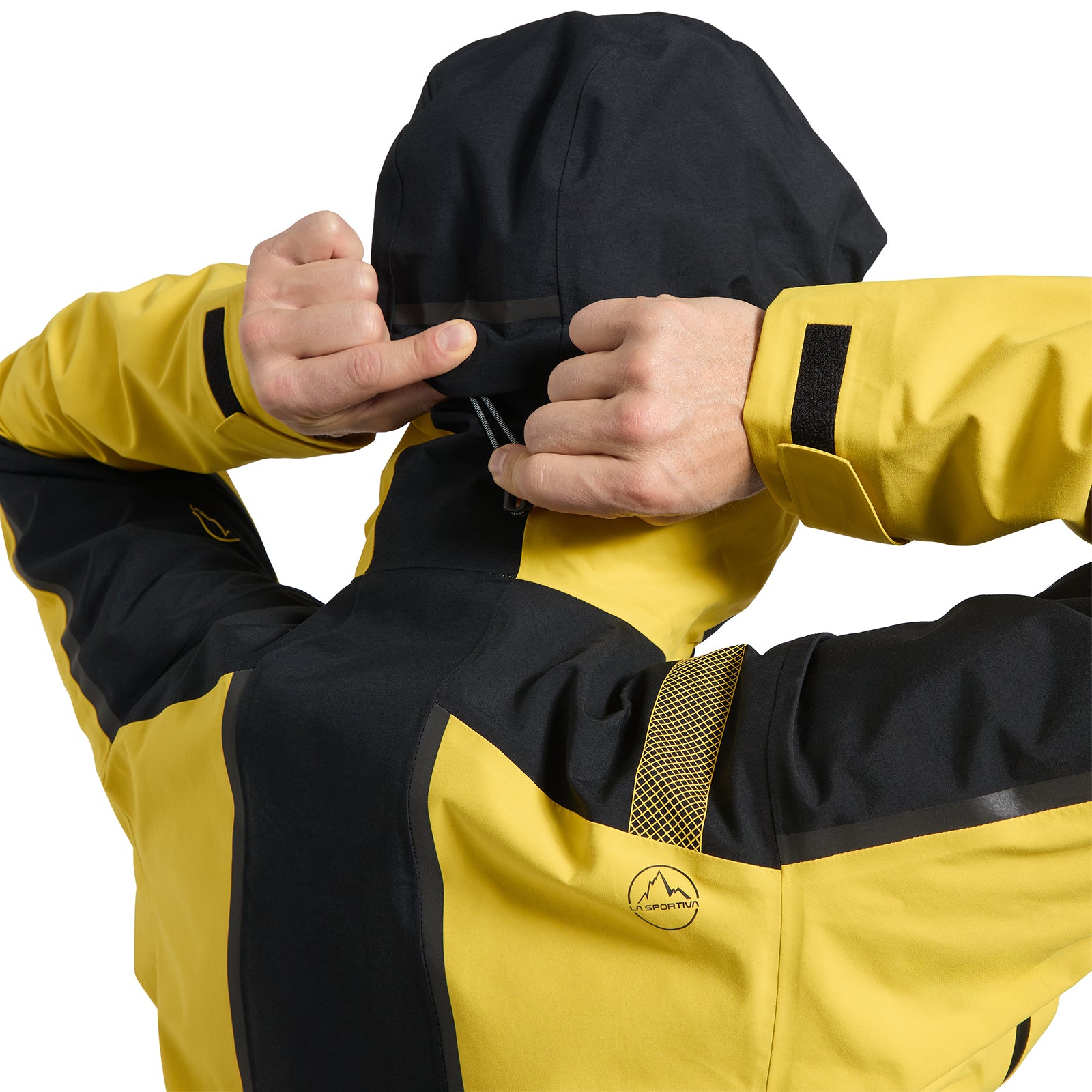 Supercouloir GTX Pro Jacket Men's Black/Yellow Alt View #8

