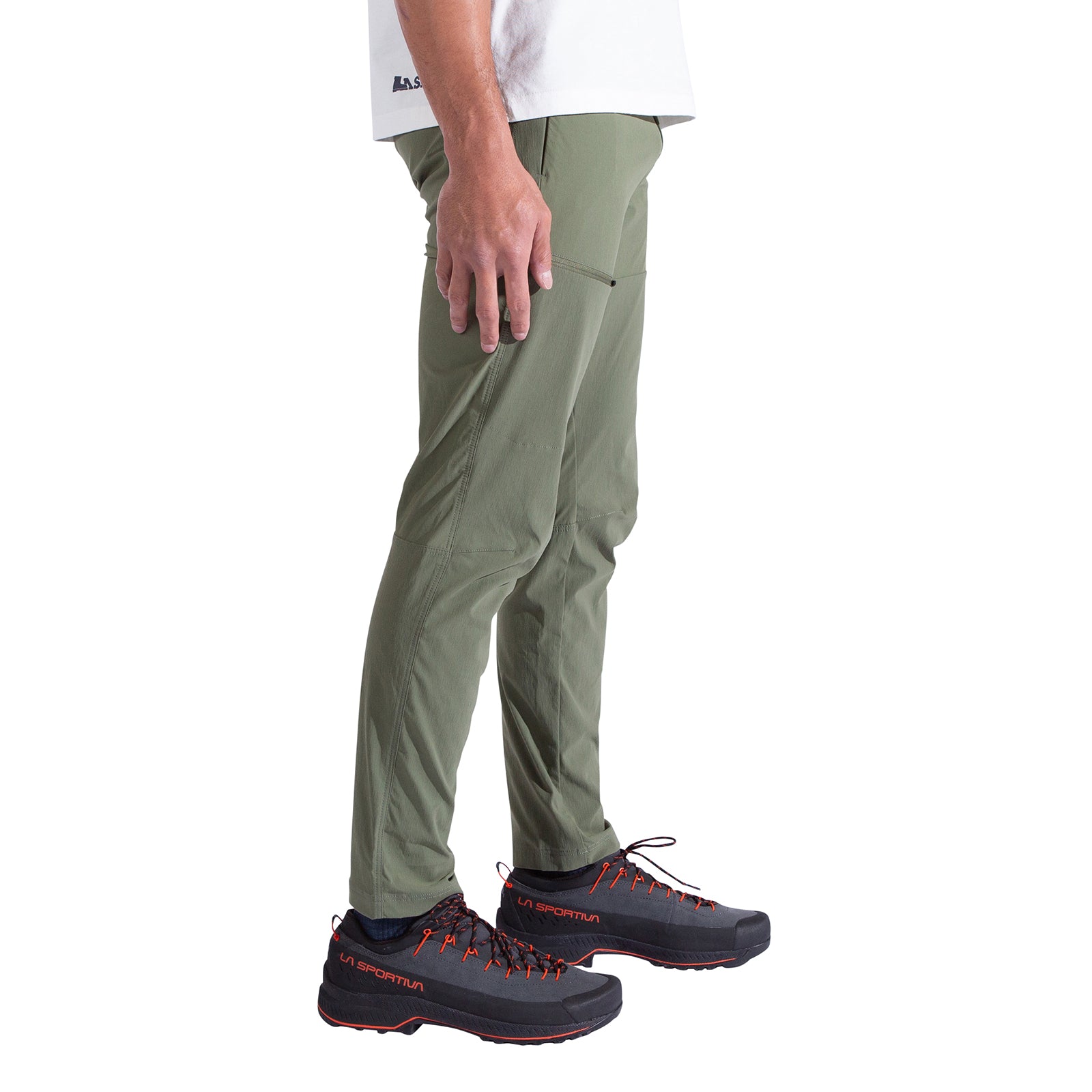 Machina Tech Pants Men's Cypress/Mountain Red Alt View #2
