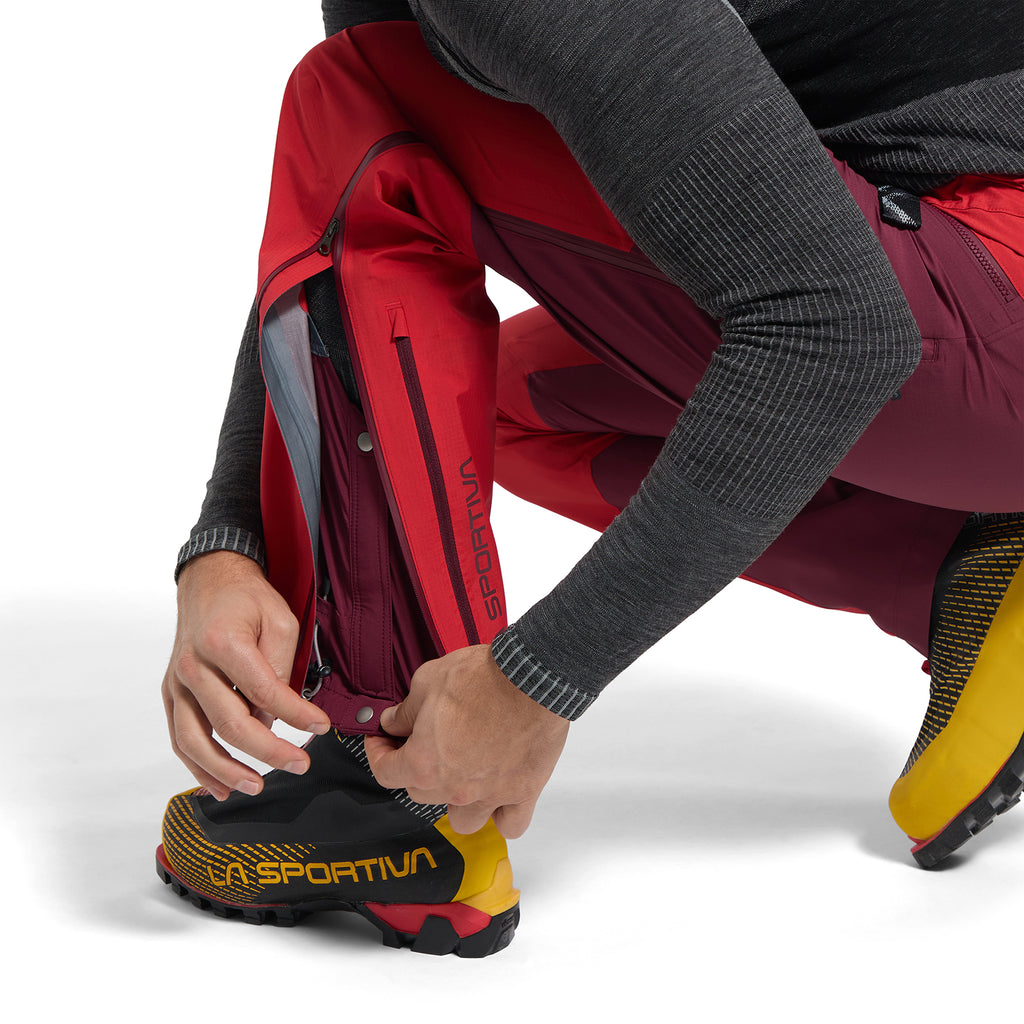 Pantalon de performance Alpine Guide GTX pour homme Séquoia rouge des montagnes/Séquoia rouge Alt View #4
