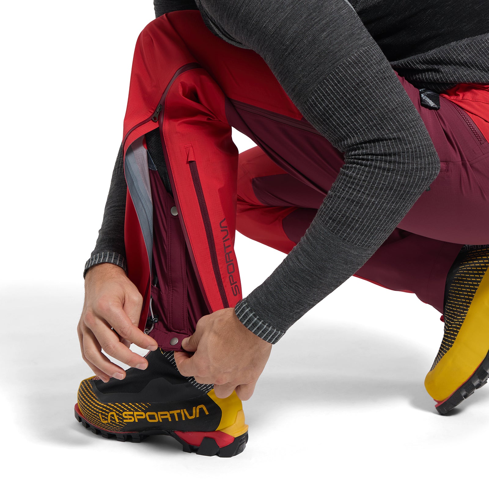 Pantalon de performance Alpine Guide GTX pour homme Séquoia rouge des montagnes/Séquoia rouge Alt View #4
