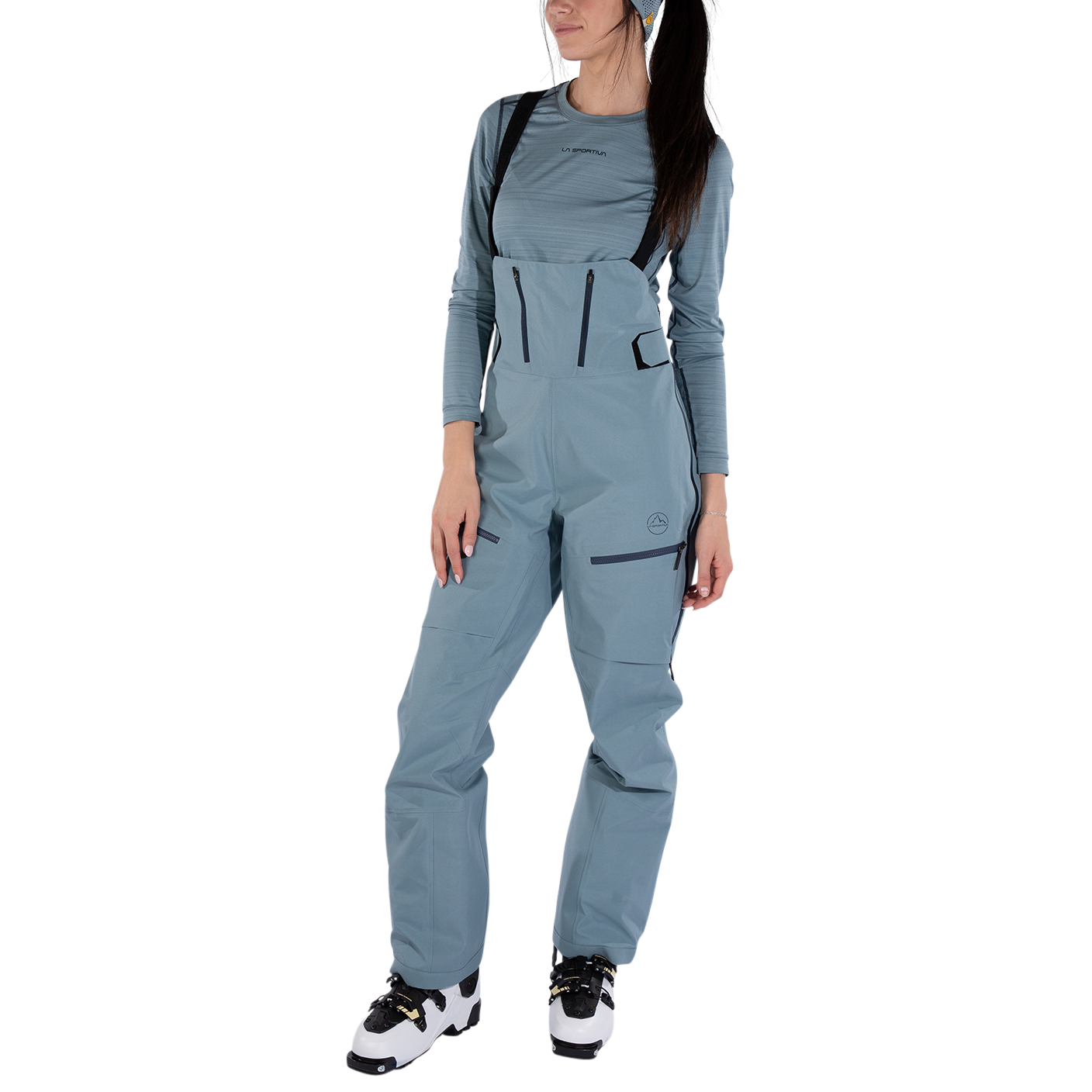 Sender GTX Performance Bib Pants Women's Limestone/Night Sky