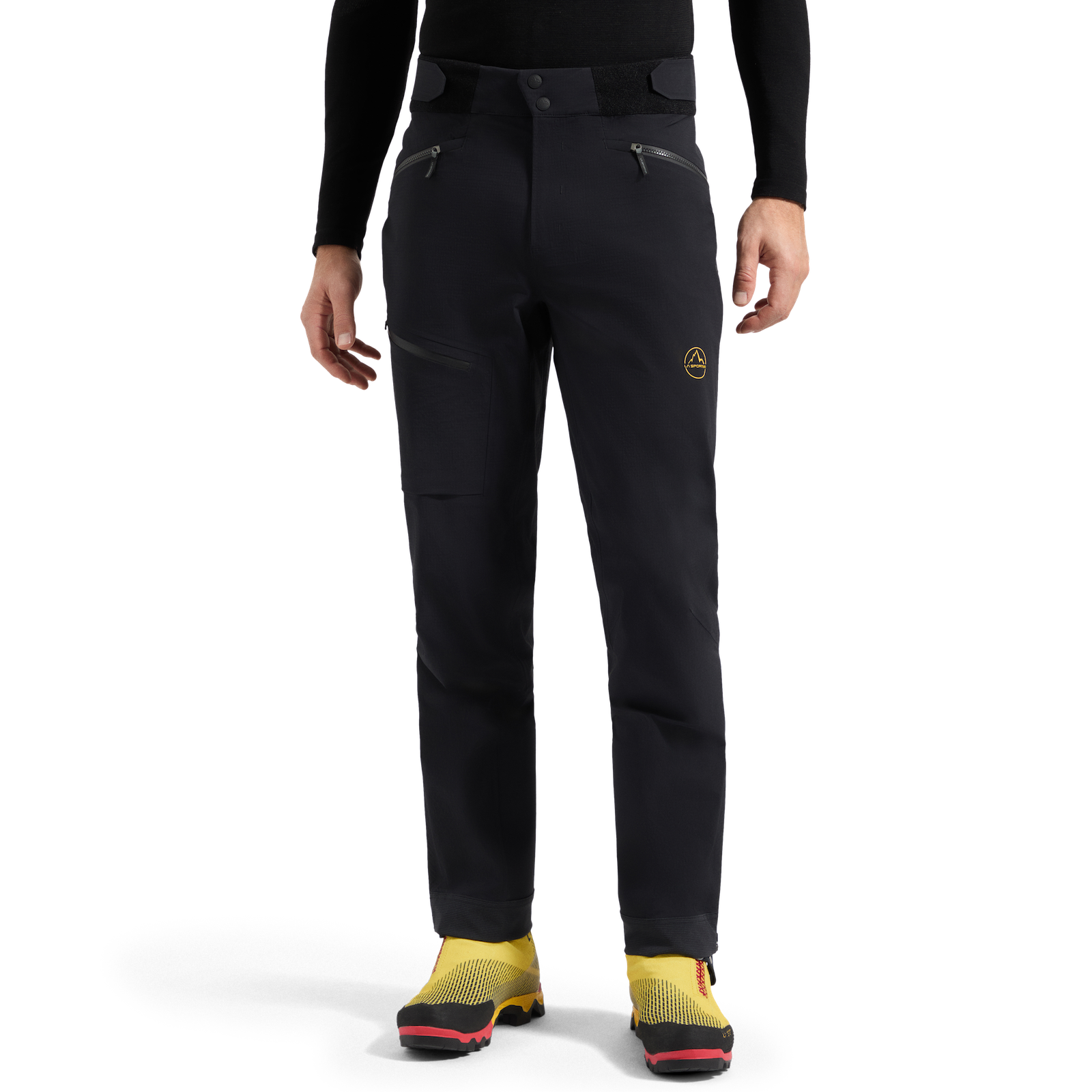 Helixir 3L Shell Pants Men's Black/Yellow Alt View #2
