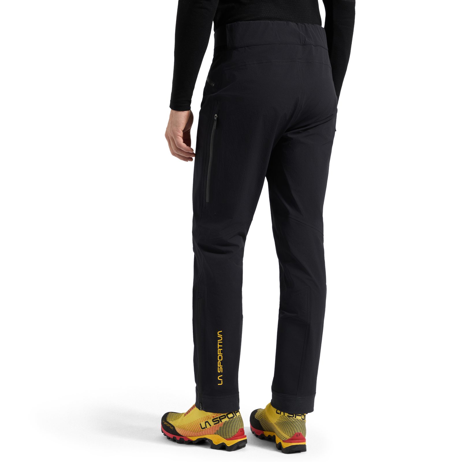 Helixir 3L Shell Pants Men's Black/Yellow Alt View #3
