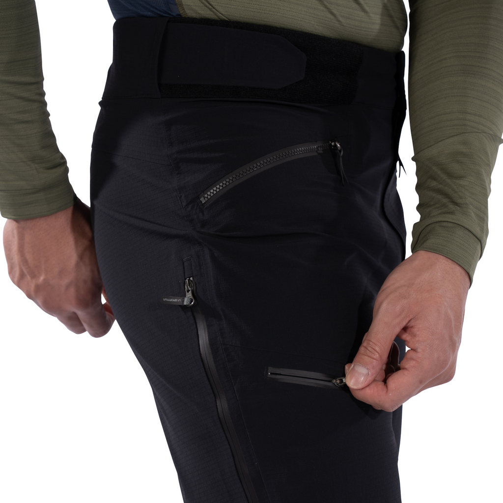 Helixir 3L Shell Pants Men's Black/Yellow Alt View #6
