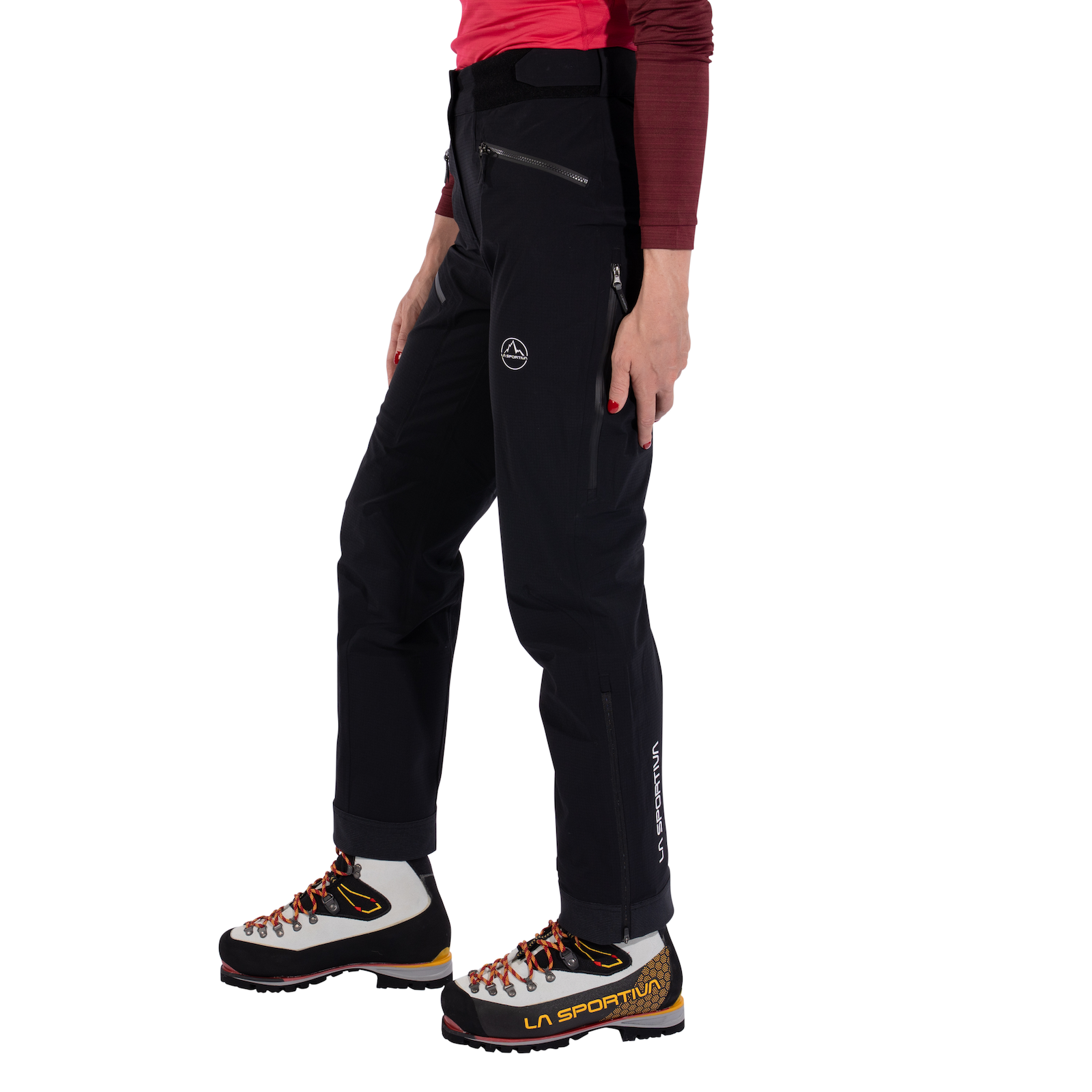 Helixir 3L Shell Pants Women's Black/Chalk Alt View #4
