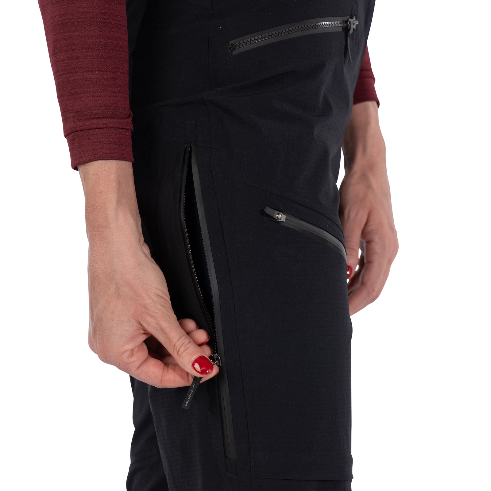 Helixir 3L Shell Pants Women's Black/Chalk Alt View #9
