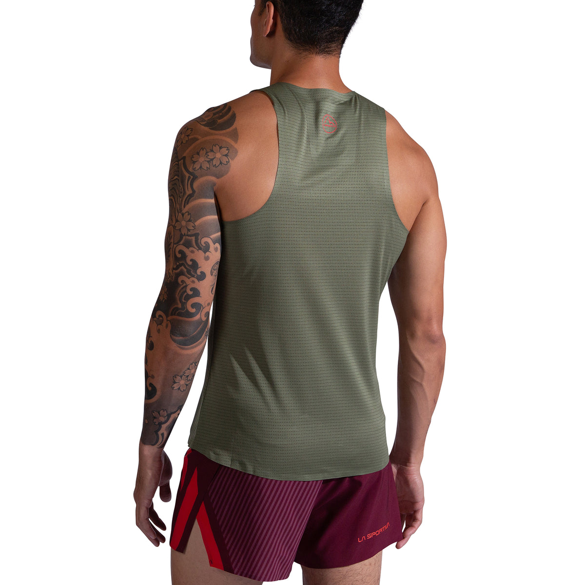 Débardeur pour homme Pure Cypress/Mountain Red Alt View #2
