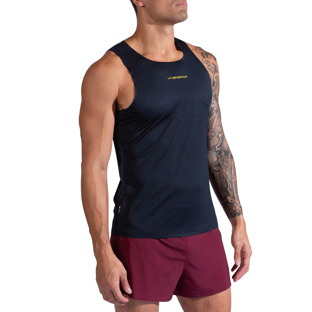 Pure Tank Men's Black/Yellow Alt View #1
