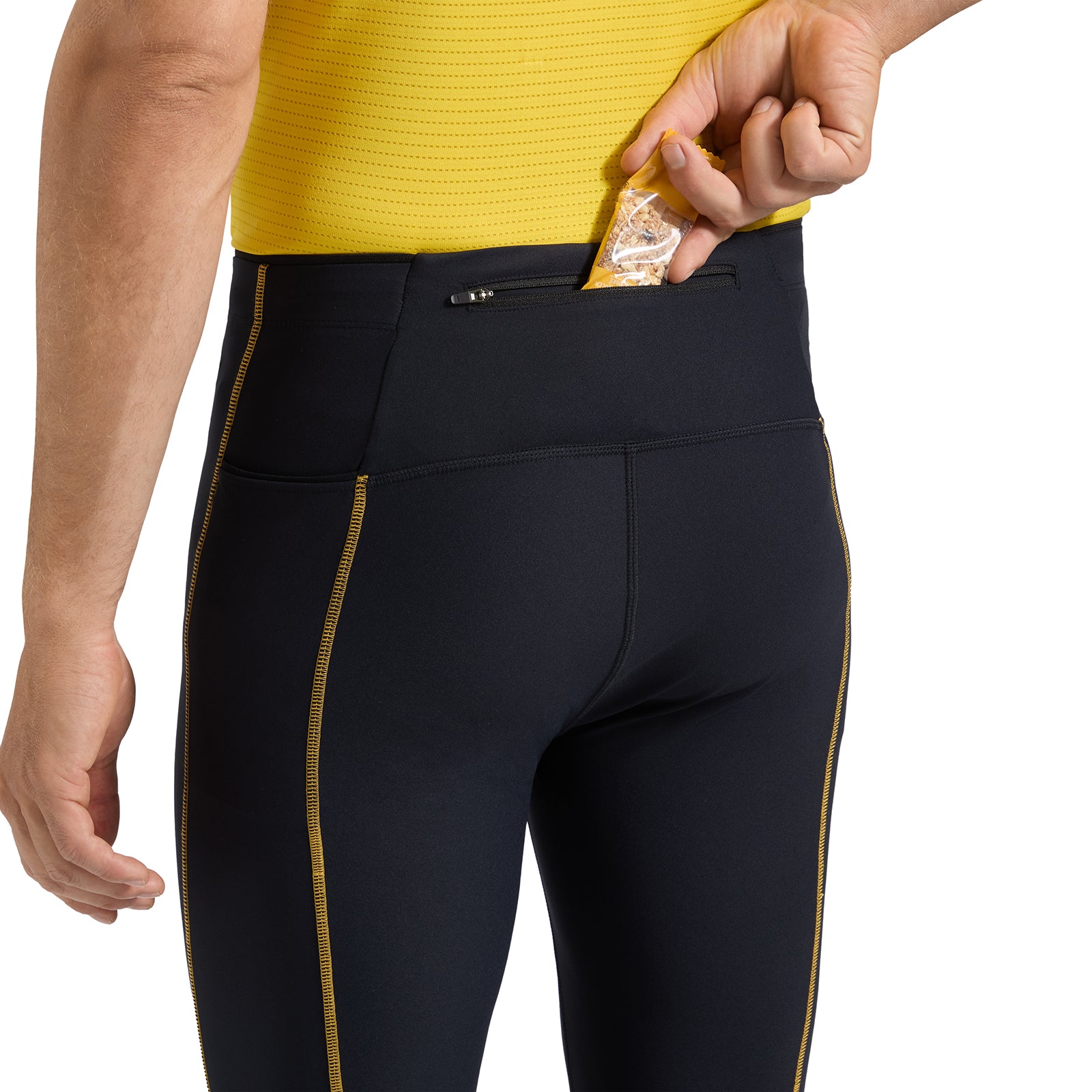 Triumph Tight Pants Men's Black/Yellow Alt View #10
