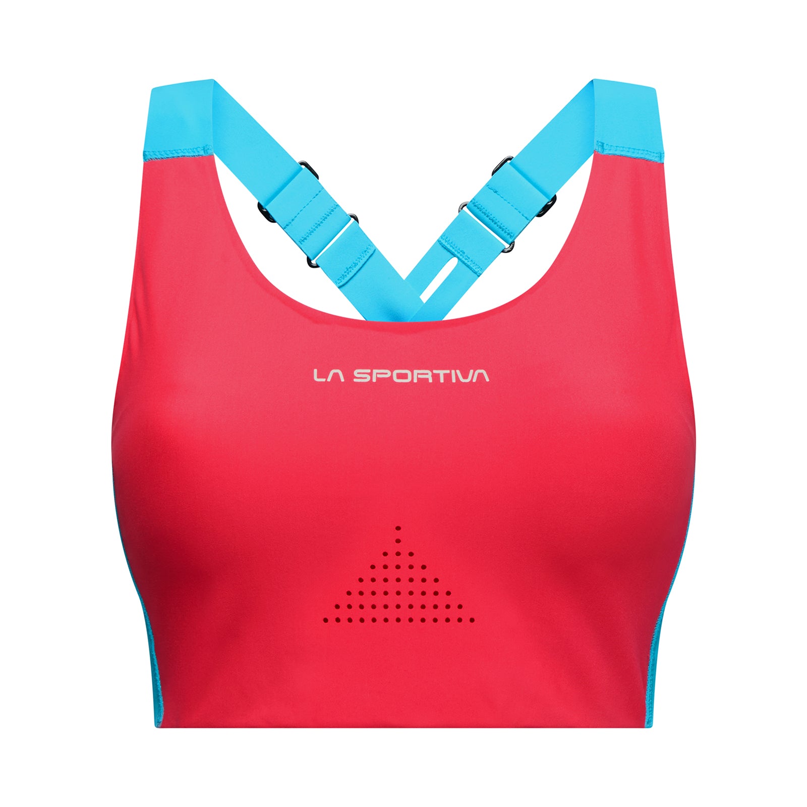 Soutien-gorge de sport maintien supérieur Pulse pour femme Hibiscus/Malibu Blue Alt View #3
