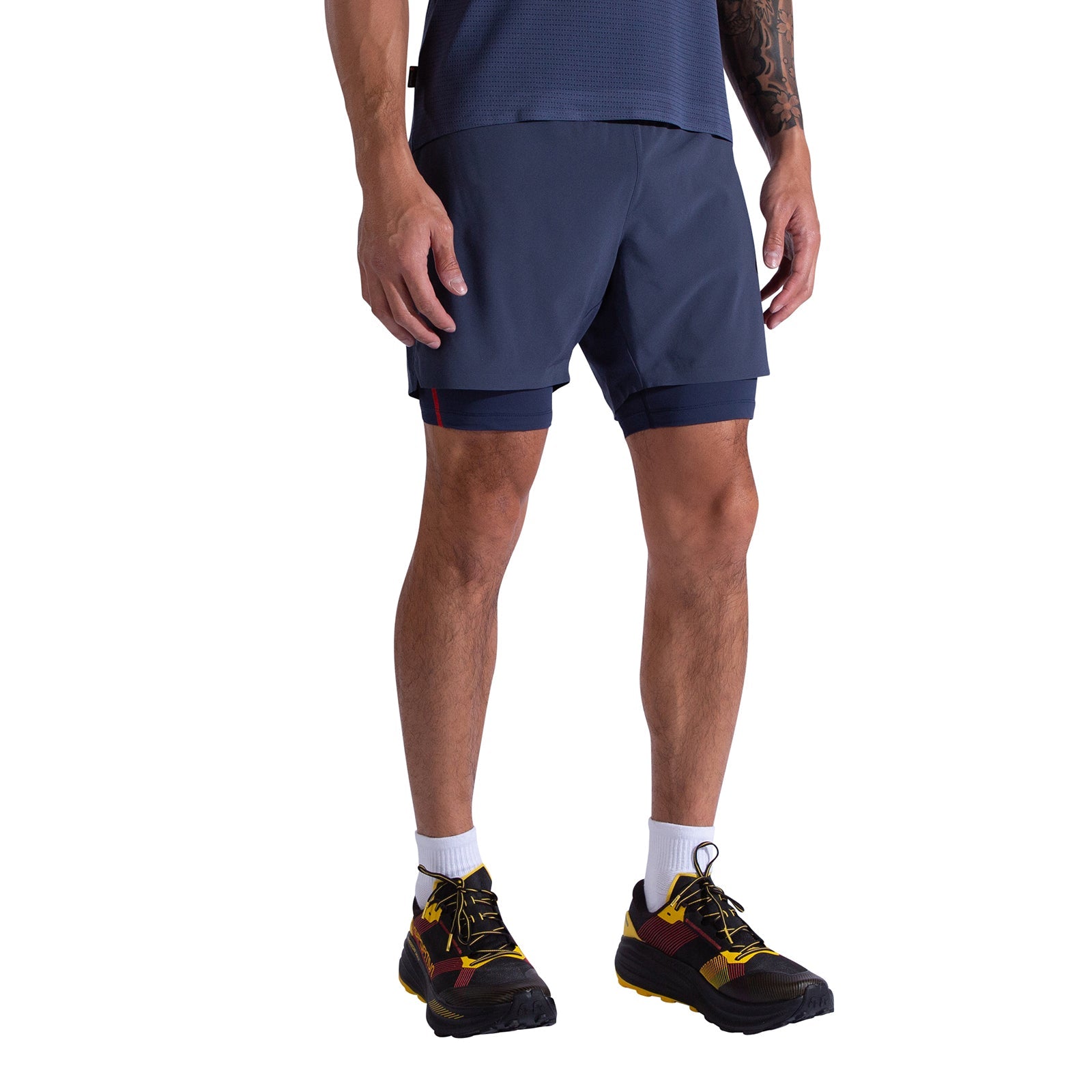 Ultra Distance Shorts Men's Night Sky/Mountain Red