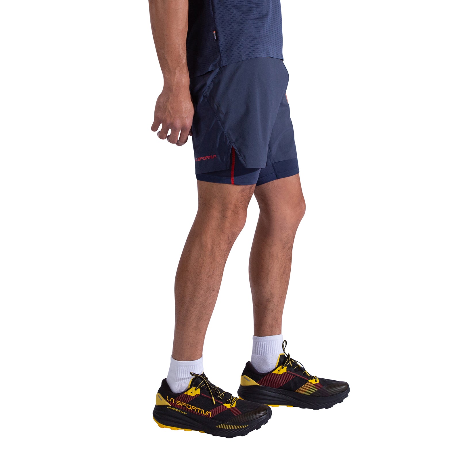 Ultra Distance Shorts Men's Night Sky/Mountain Red Alt View #2
