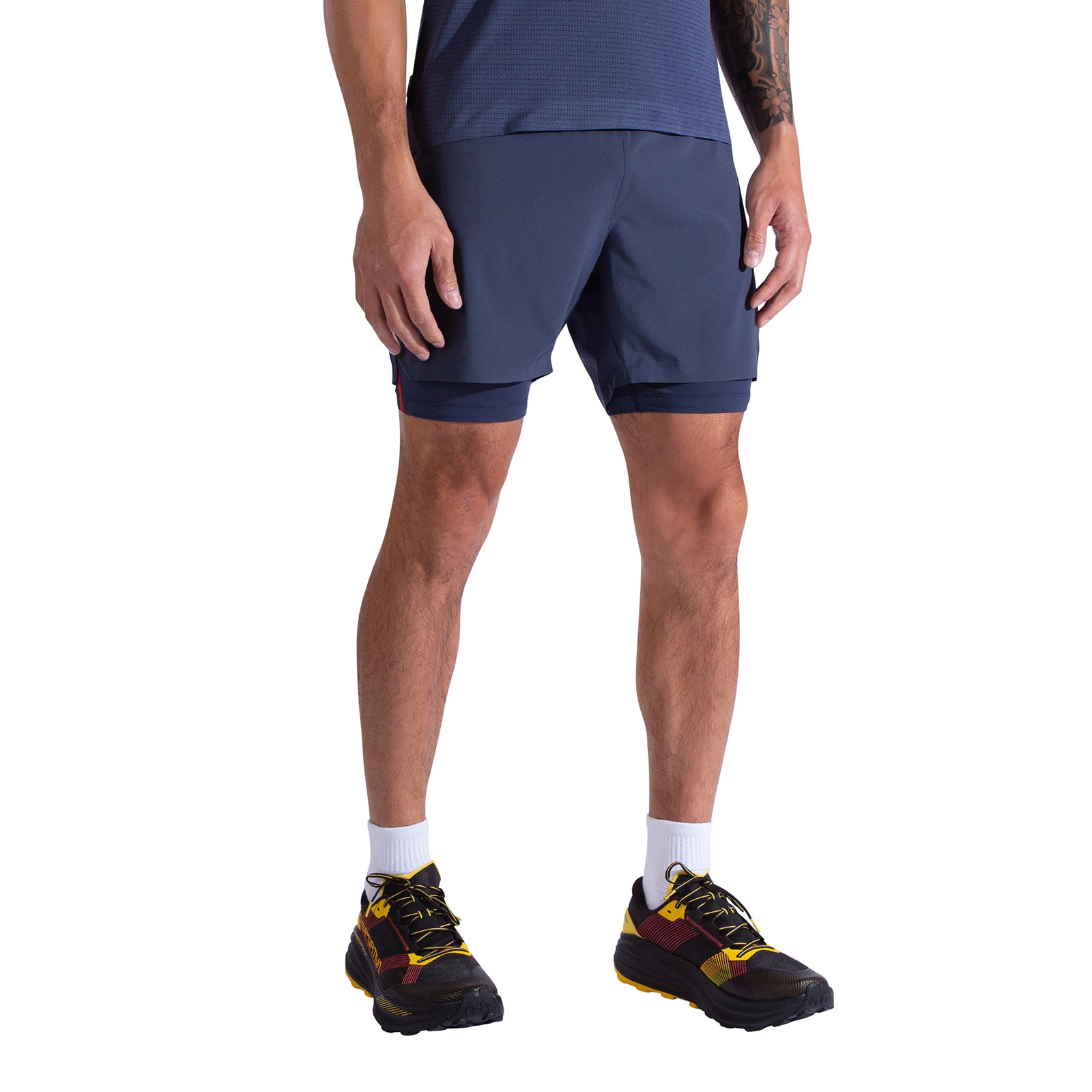 Ultra Distance Shorts Men's Night Sky/Mountain Red Alt View #4
