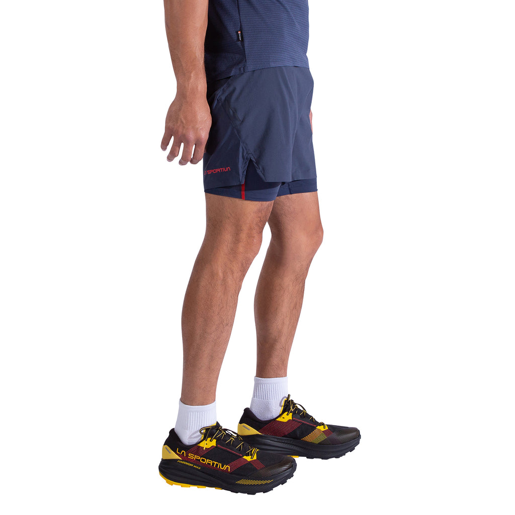 Ultra Distance Shorts Men's Night Sky/Mountain Red Alt View #5
