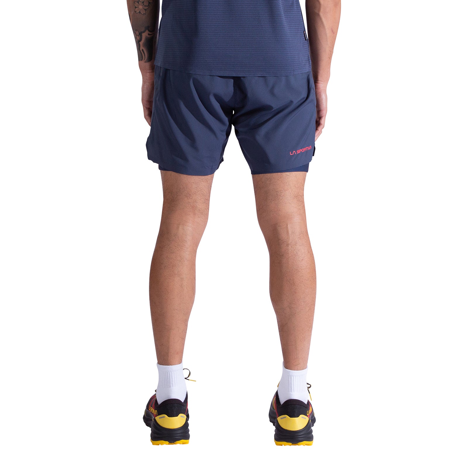 Ultra Distance Shorts Men's Night Sky/Mountain Red Alt View #6
