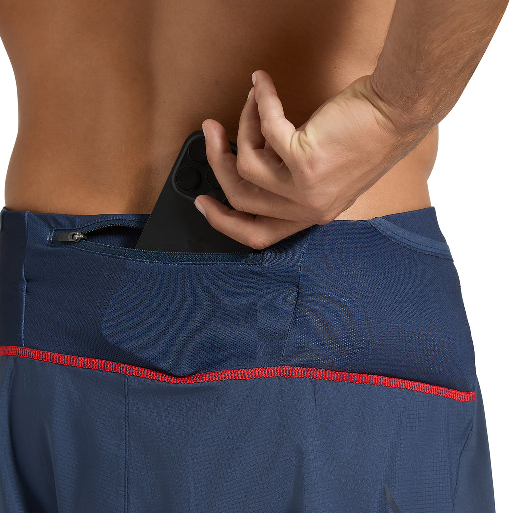 Ultra Distance Shorts Men's Night Sky/Mountain Red Alt View #8
