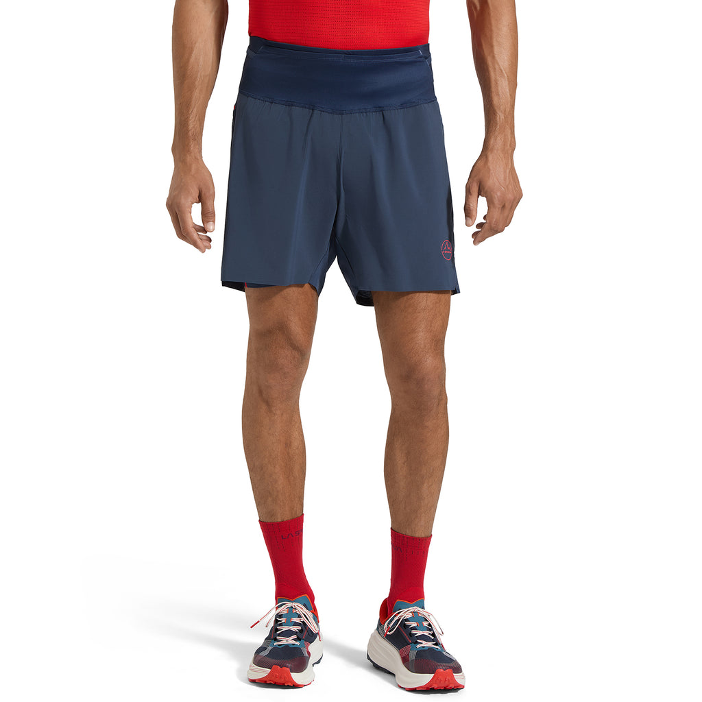 Ultra Distance Shorts Men's Night Sky/Mountain Red Alt View #9
