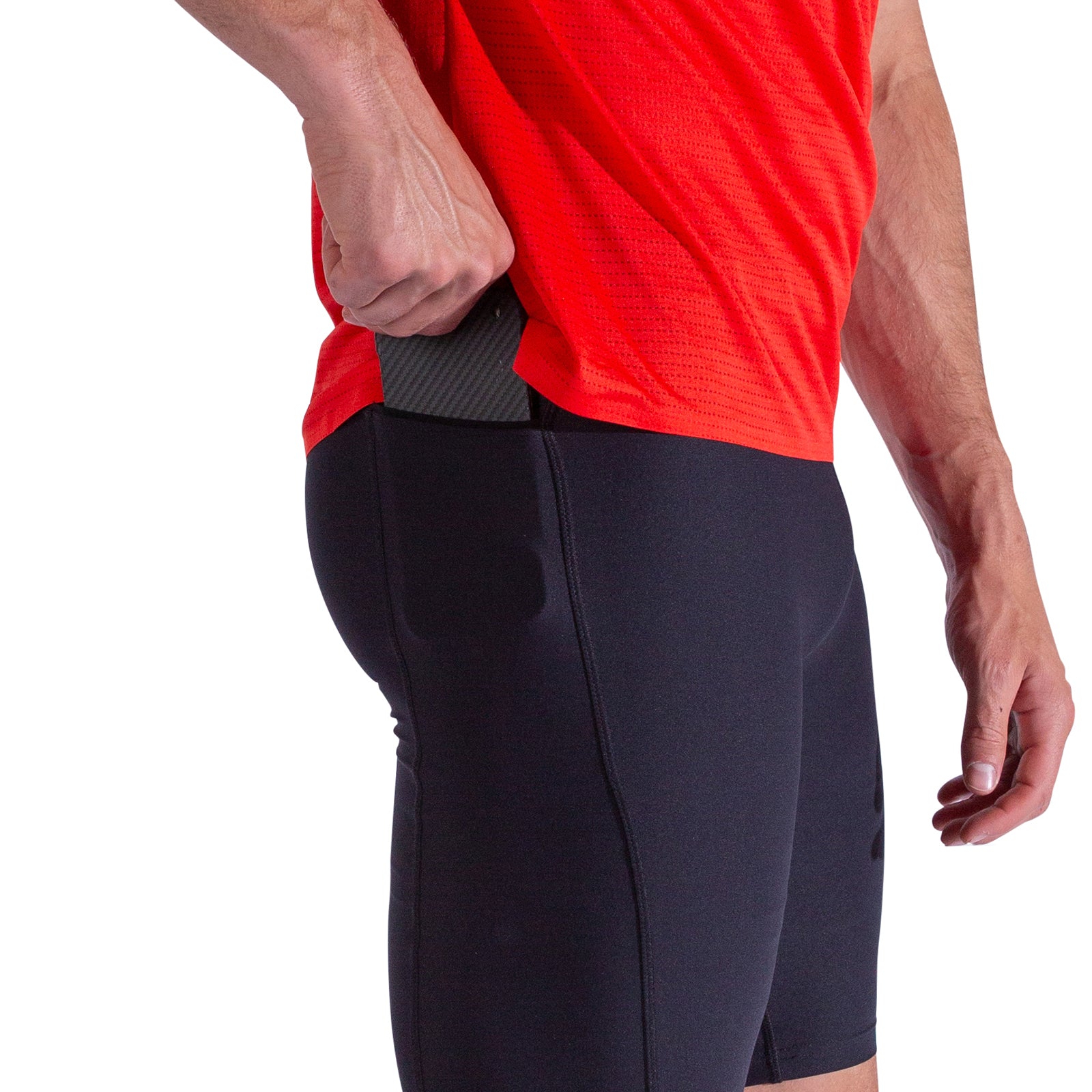 Triumph Tight Shorts Men's Black/Yellow Alt View #4
