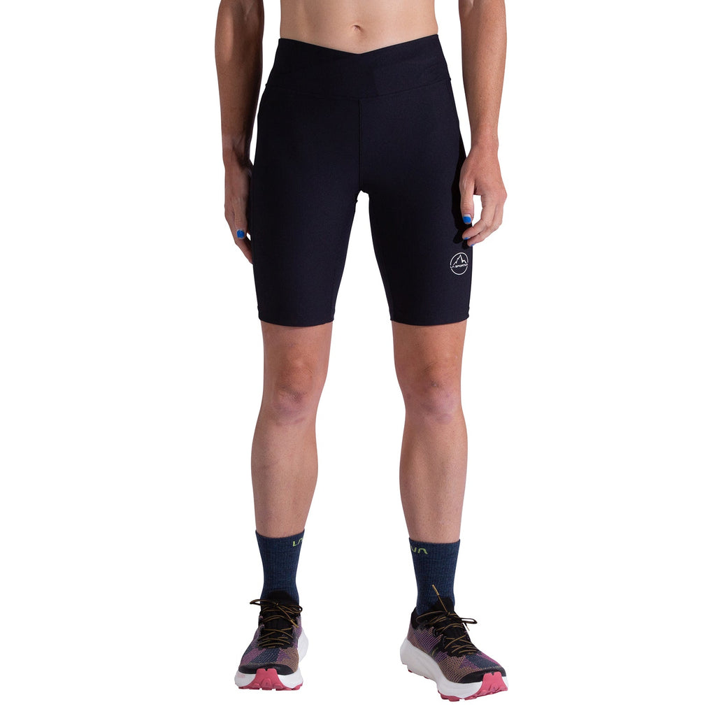 Triumph Tight Shorts Women's Black/Hibiscus Alt View #1
