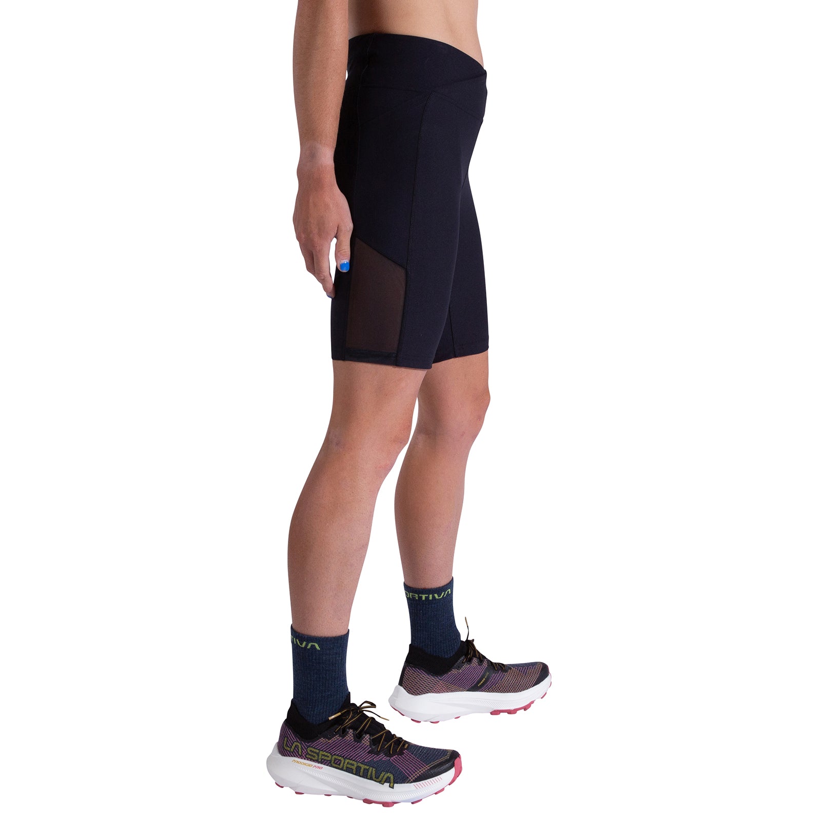 Triumph Tight Shorts Women's Black/Hibiscus Alt View #2
