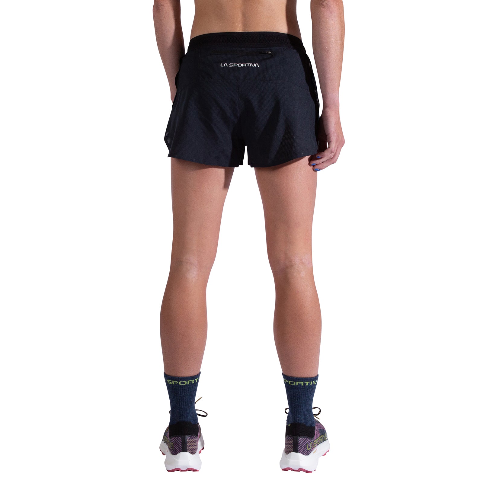 Pure 3 Inch Shorts Women's Black/Chalk Alt View #3
