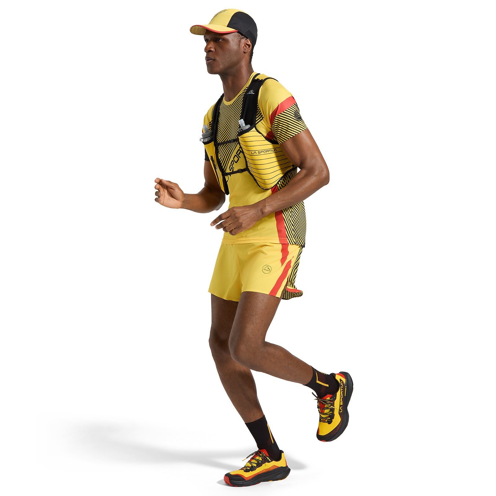 Short homme Flow 3 pouces Black/Yellow Alt View #6
