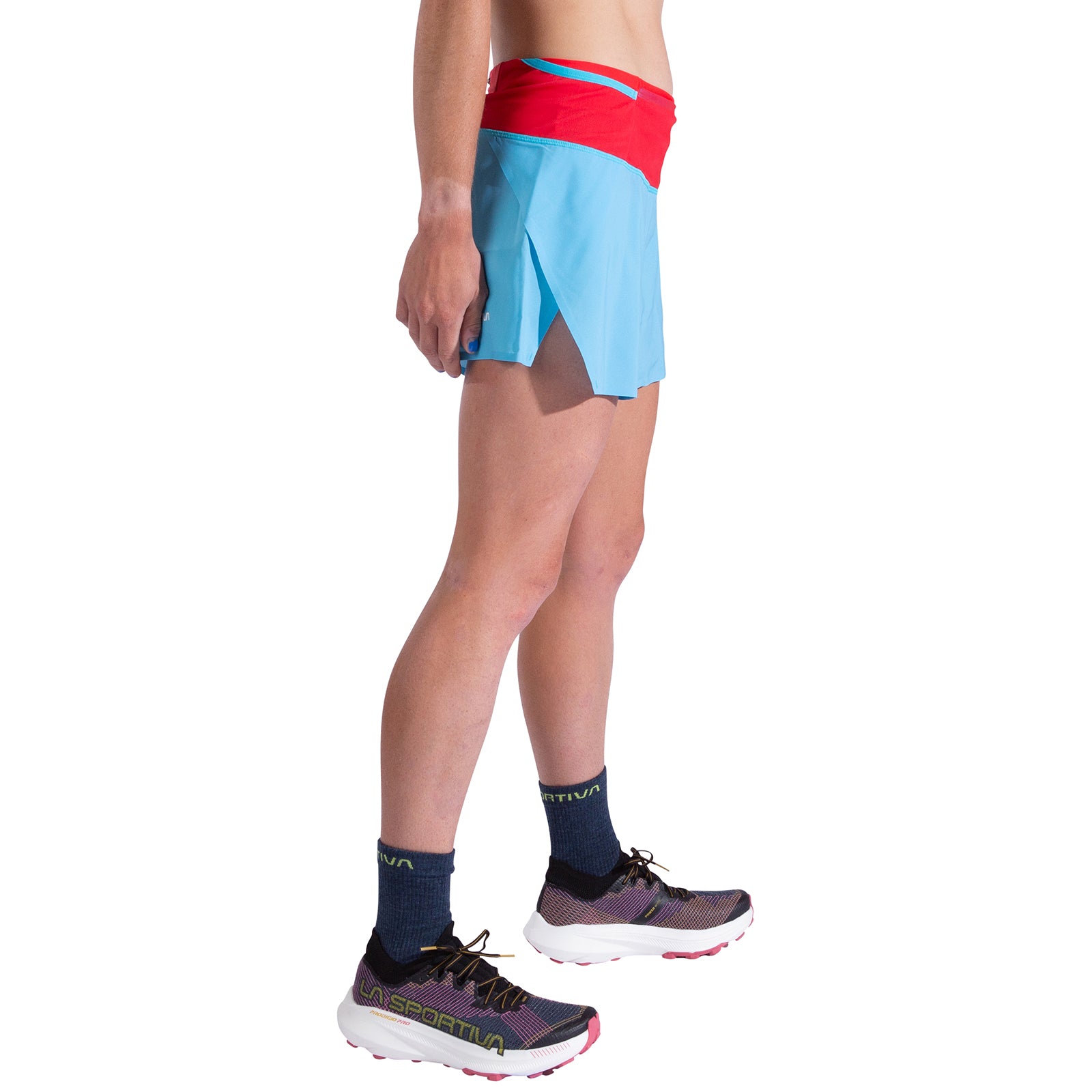 Flow 3 Inch Shorts Women's Malibu Blue/Hibiscus Alt View #2
