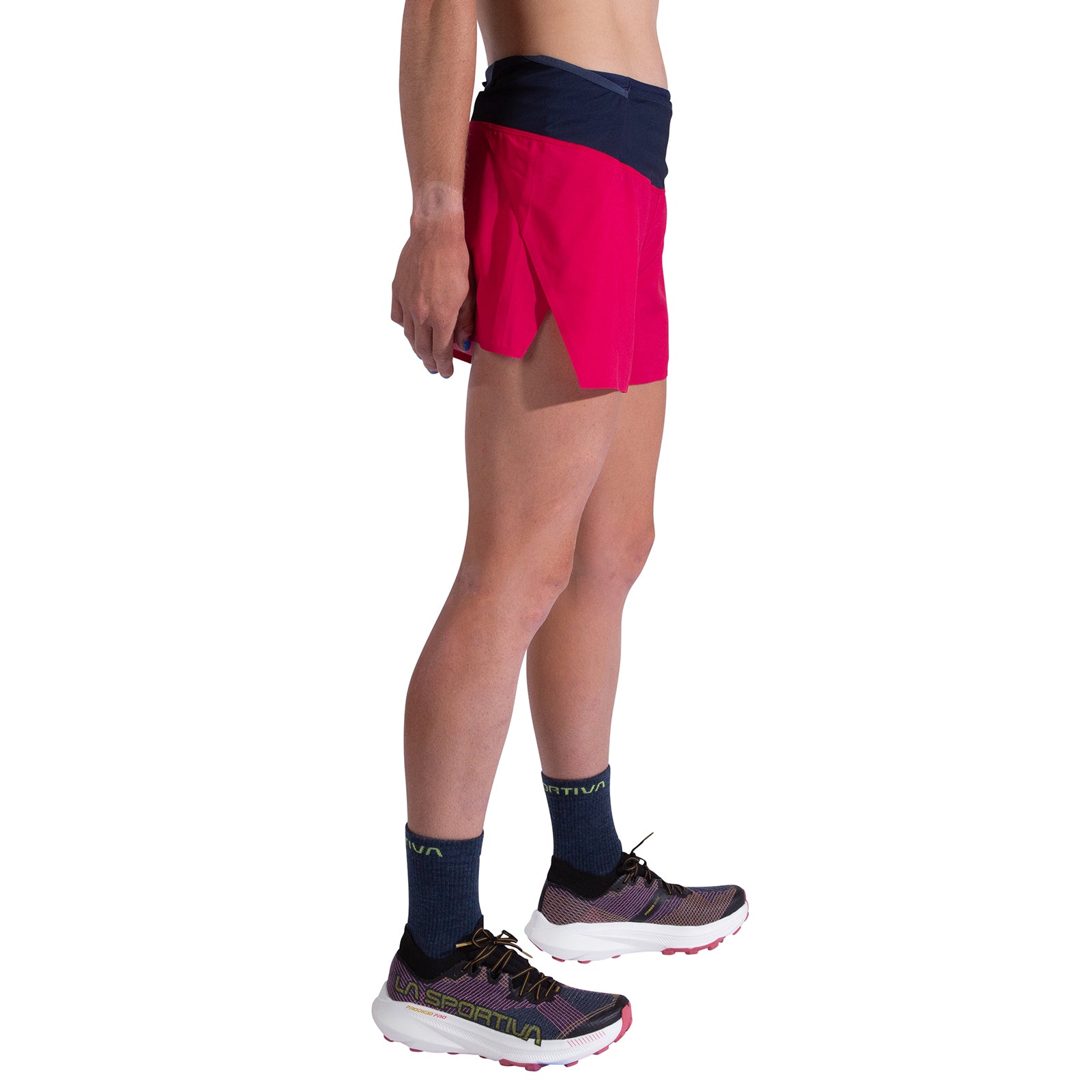 Flow 3 Inch Shorts Women's Azalea/Night Sky Alt View #2
