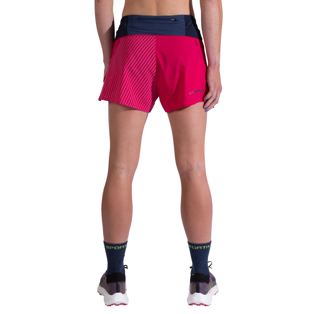 Flow 3 Inch Shorts Women's Azalea/Night Sky Alt View #3
