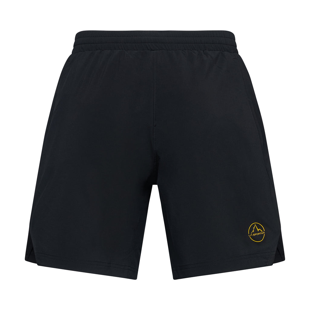 Pure 7 Inch Shorts Men's Black/Yellow Alt View #4
