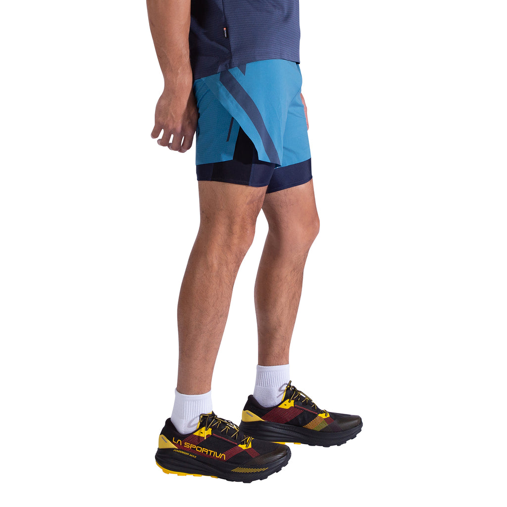 Flow 5 Inch Shorts Men's Lake/Night Sky Alt View #2
