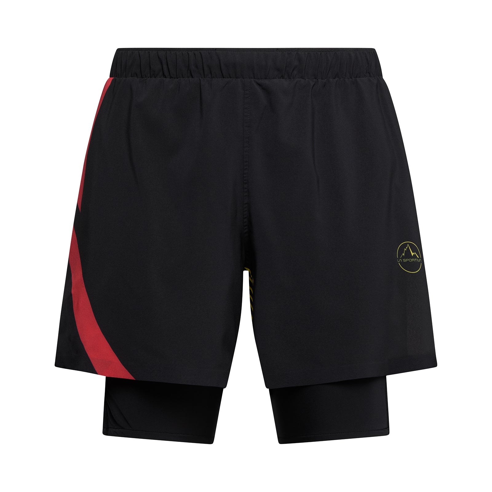 Short pour homme Flow 5 pouces Black/Yellow Alt View #4
