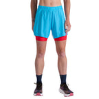 Flow 5 Inch Shorts Women's Malibu Blue/Hibiscus Alt View #1