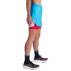 Flow 5 Inch Shorts Women's Malibu Blue/Hibiscus Alt View #2