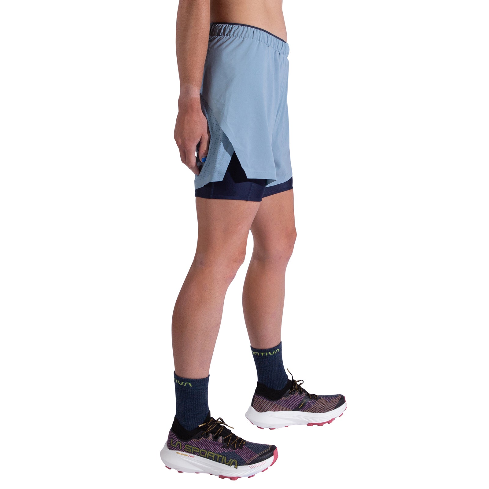 Flow 5 Inch Shorts Women's Limestone/Night Sky Alt View #2
